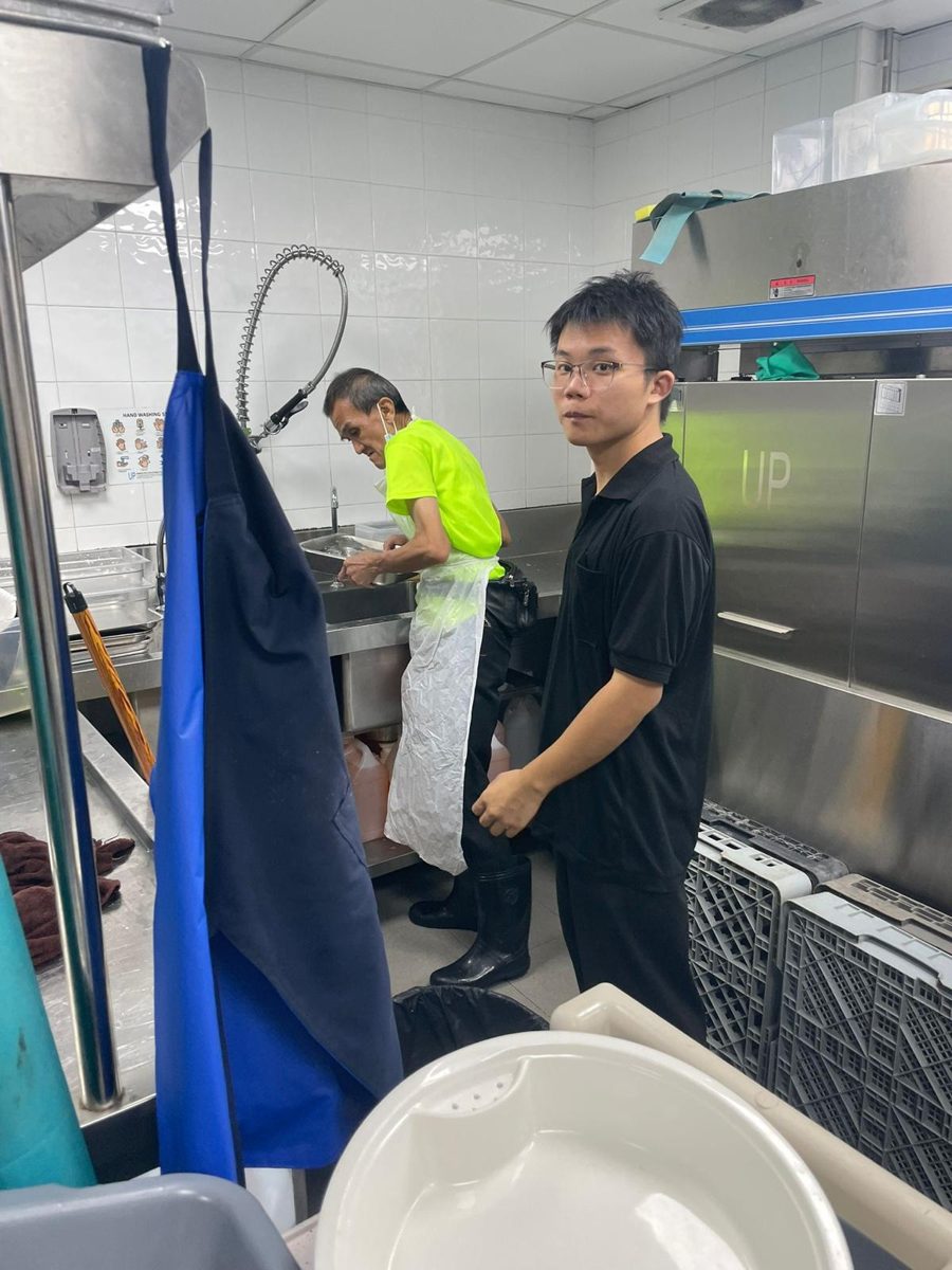 Kitchen stewarding team